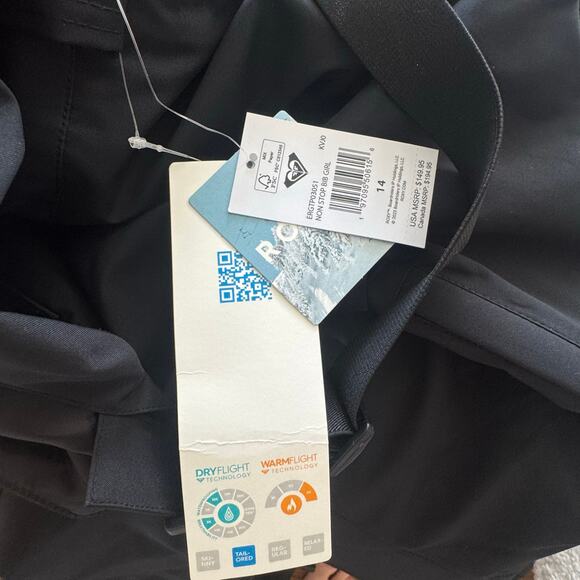 Roxy Non Stop Bib Snow Pants in Black - Picture 9 of 10